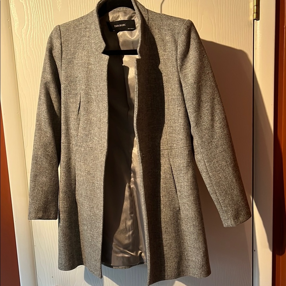 Zara Gray Pea Coat